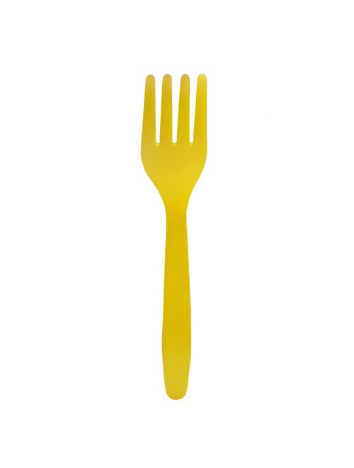 Garfo Sobremesa Amarelo c/50 - Catgil