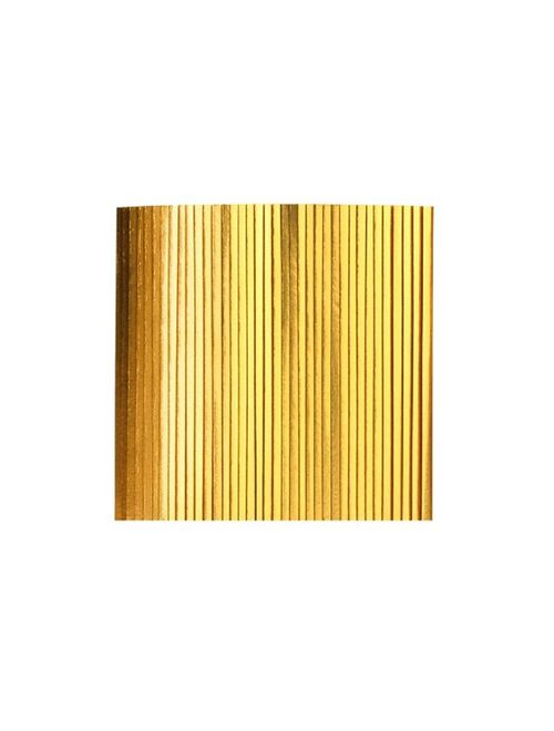 Franja Plissada Ouro Laminado - Bax