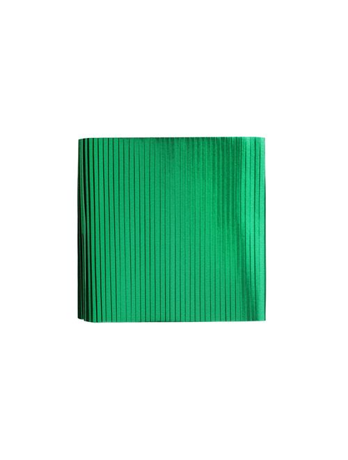 Franja Plissada Verde laminado - Bax