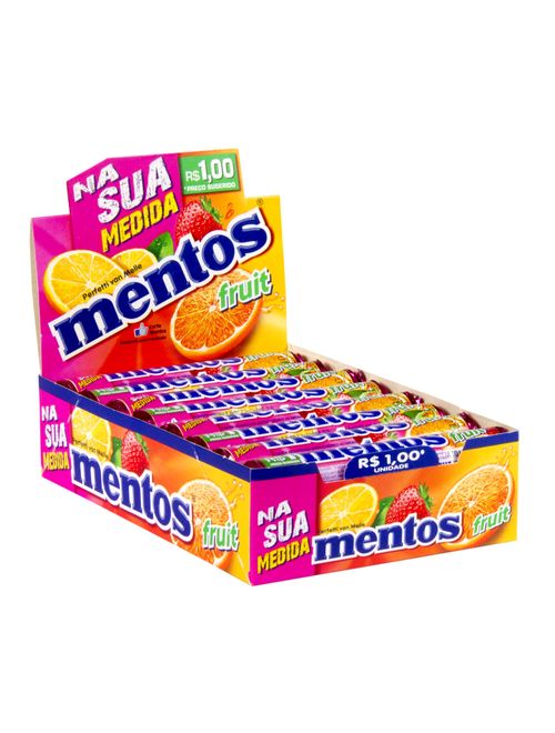 Bala Mentos Mini Stick Frutas c/16 - Perfetti