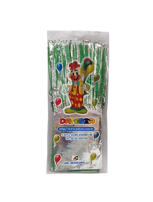 Papel Bala Seda/Metalizado Verde Bandeira c/24 - Dafesta