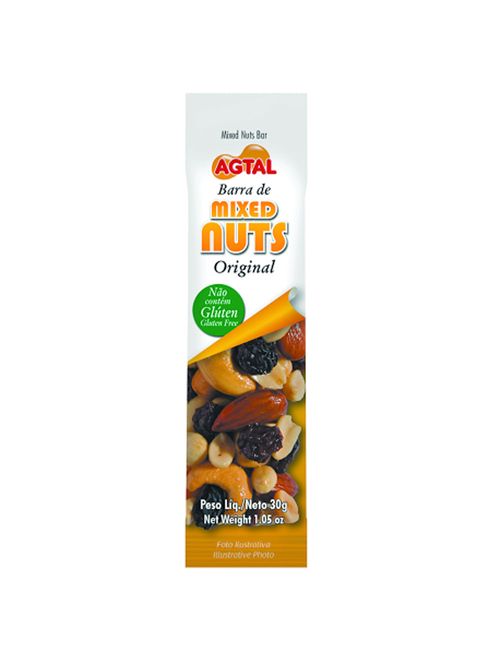 Barra Mixed Nuts Original 30g c/2 - Agtal &Joy