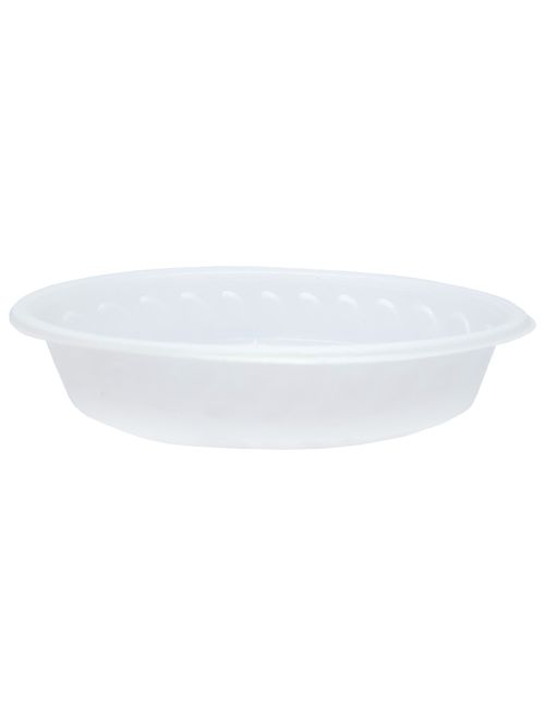 Cumbuca Oval 15cm Branca c/10 - Festa Fácil