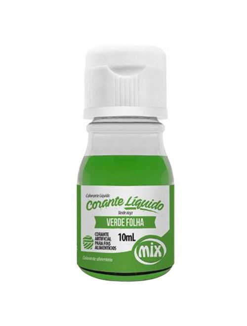 Corante Líquido Verde Folha 10ml - Mix