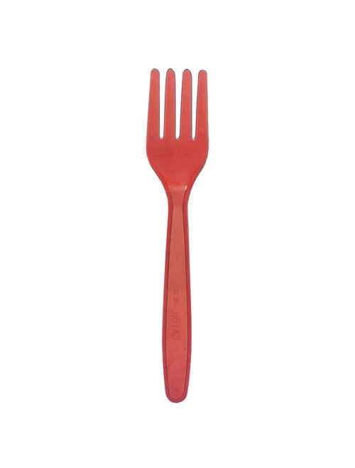 Garfo Sobremesa Cristal Vermelho c/50 - Catgil