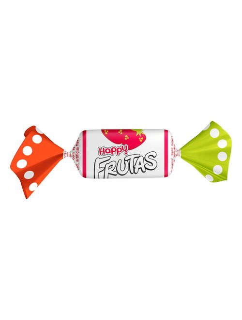 Bala Happy Frutas 600g - Boavistense