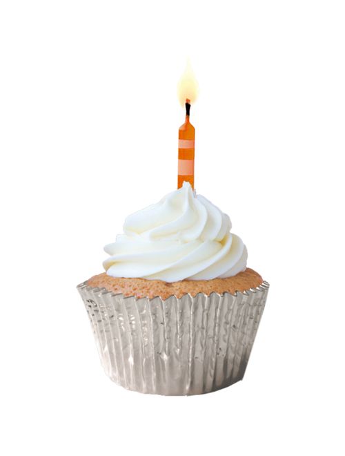Forminha Cupcake Impermeável Metalizada Prata c/50 - Mago
