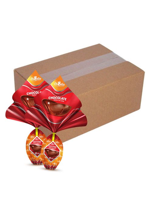 Ovo de Páscoa Sabor Chocolate Ao Leite 150g c/15 - Dublin