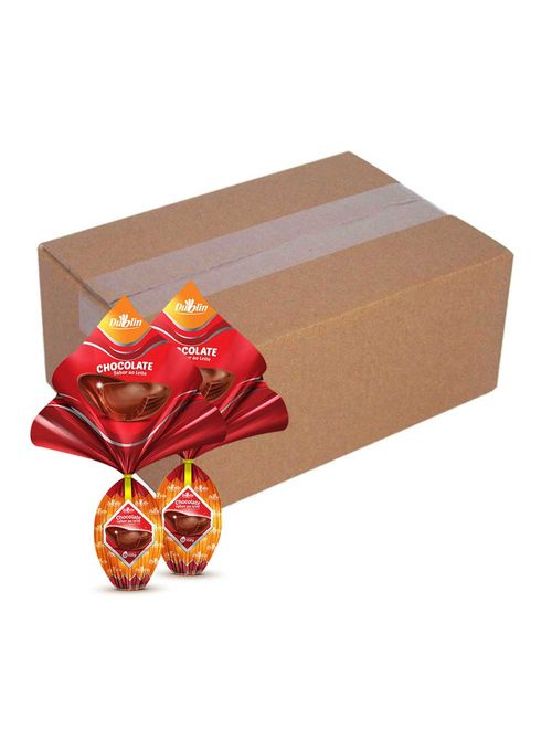 Ovo de Páscoa Sabor Chocolate Ao Leite 150g c/15 - Dublin