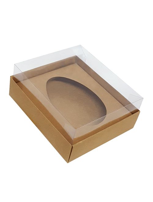 Caixa para Ovo de Colher Kraft 500g - Yinpack