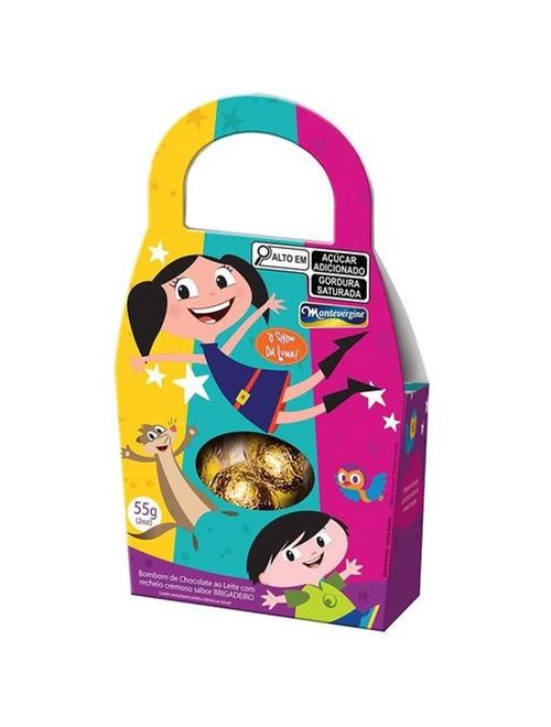 Bombons Brigadeiro Bolsinha Infantil Luna 55g - Montevérgine