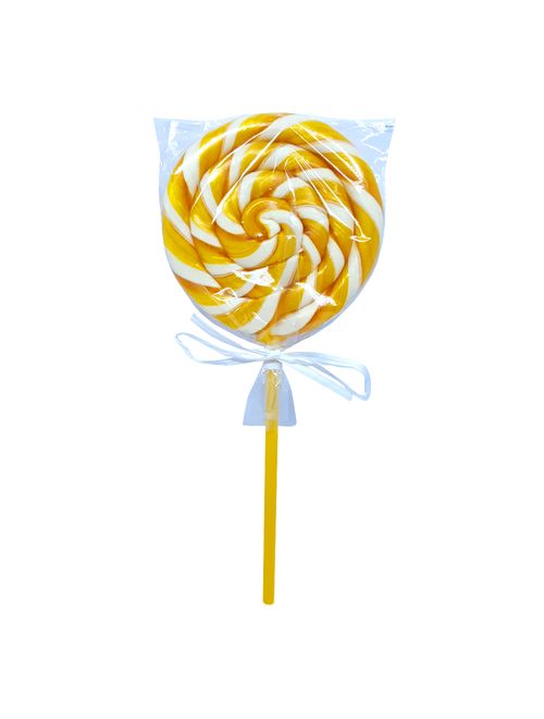 Pirulito Psicodélico Amarelo 9cm - Arte e Cor