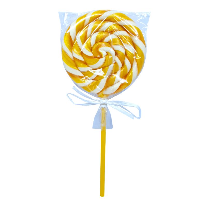 Pirulito-Psicodelico-Amarelo-9cm---Arte-e-Cor
