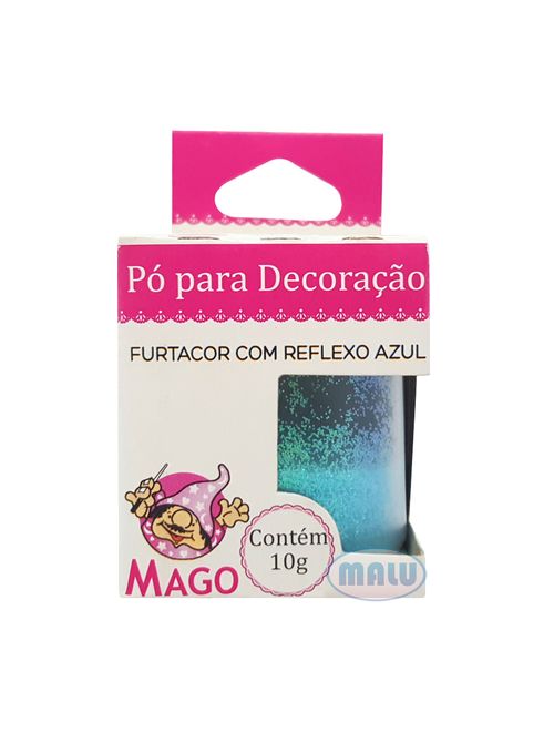 Pó p/ Decoração Furtacor Azul 10g - Mago