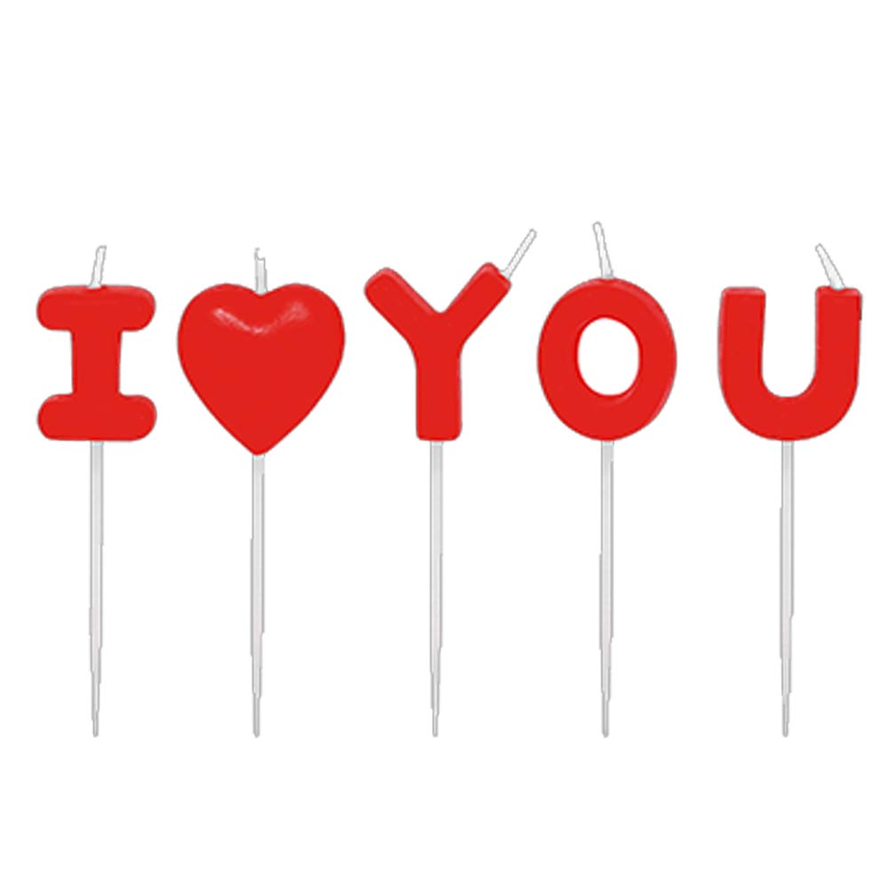 Vela I Love You - Silver Festas