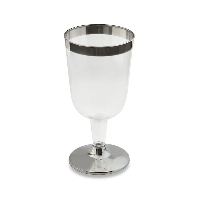 Taca-Vinho-Descartavel-Borda-Prata-c--12-210ml---Silver-Plastic