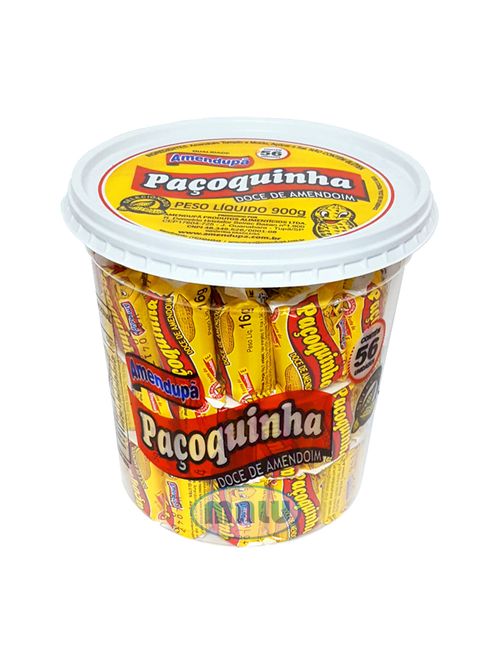 Paçoca Rolha Embrulhada c/67 - Amendupã