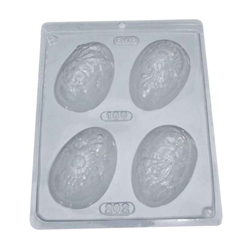 Forma-PVC-Ovo-Flores-100g-Ref.202---BWB