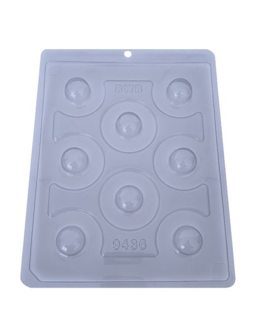 Forma Silicone Esfera c/ Furo Ref.9436 - BWB