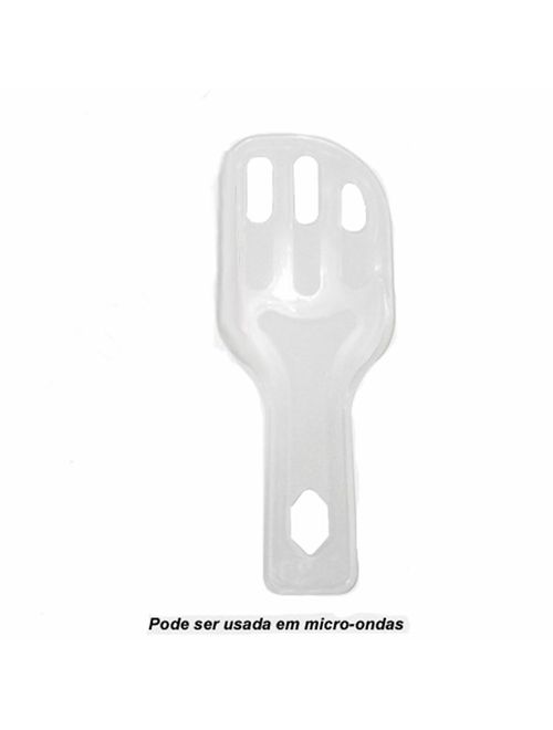 Espátula Plastica Vazada Cristal - BWB