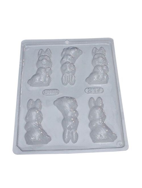 Forma PVC Coelho Tradicional 6 Cav. Ref.217 - BWB