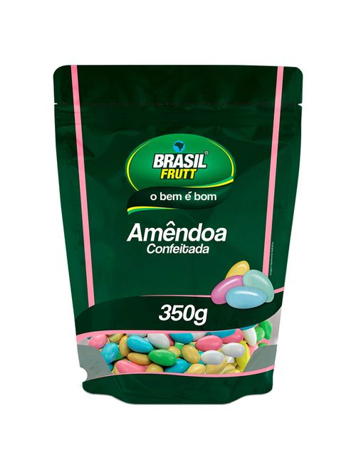 Amêndoa Confeitada Colorida 350g - Brasil Frutt