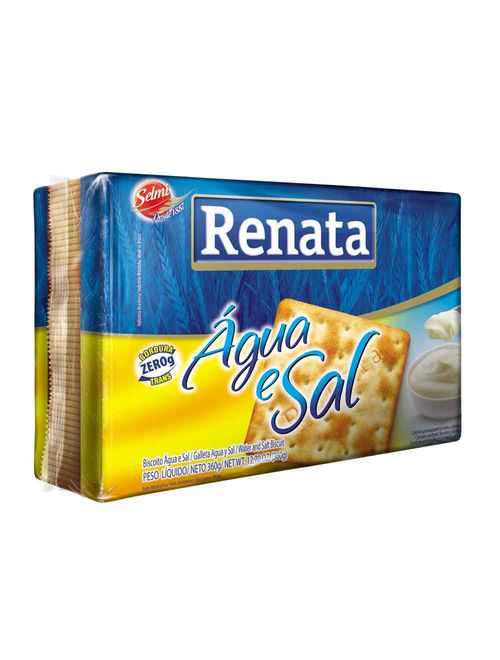 Biscoito Água e Sal 360g - Renata