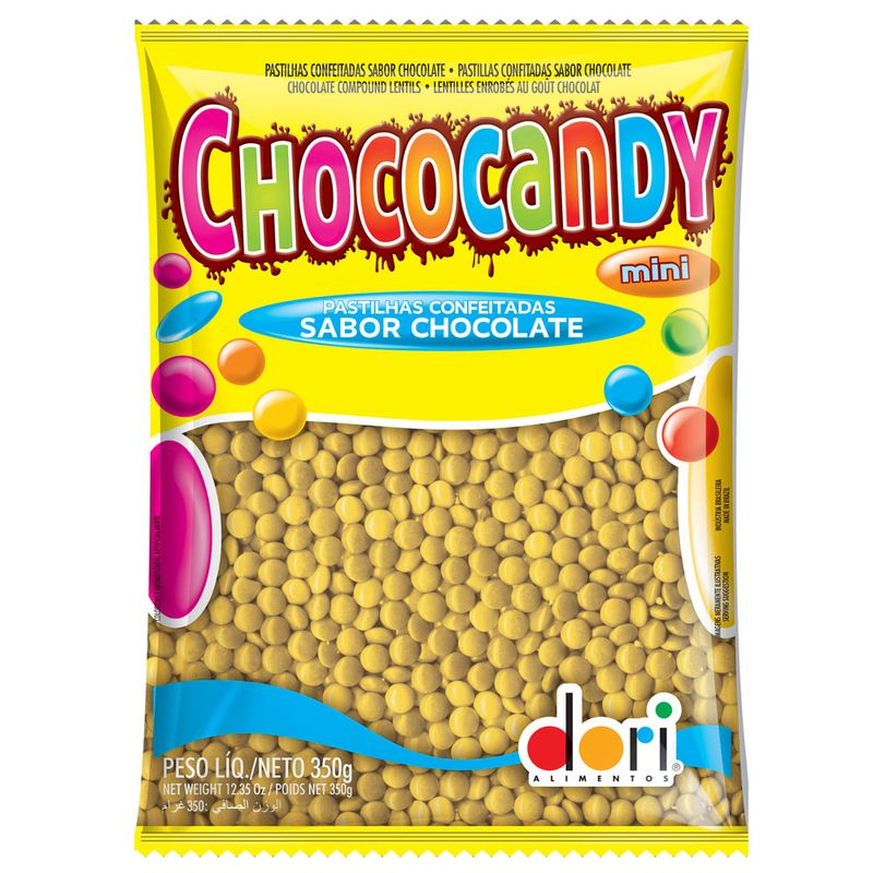 Confeitos-de-Chocolate-Chococandy-Amarelo-350g---Dori