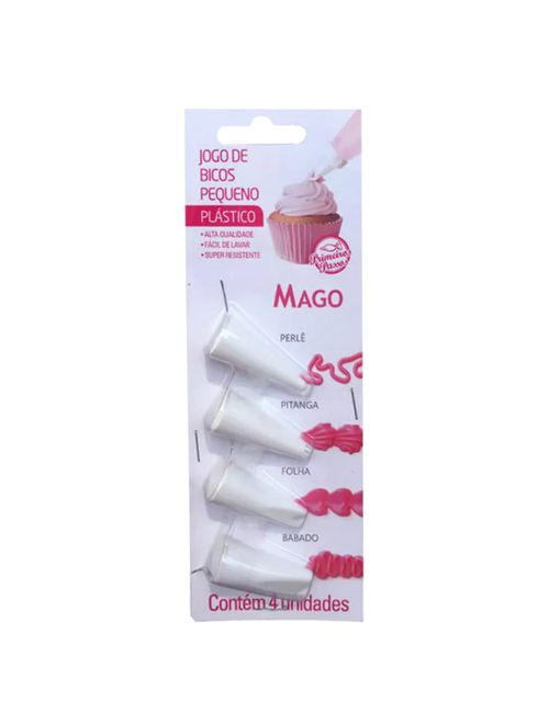 Kit de Bico Plástico Pequeno c/4 - Mago
