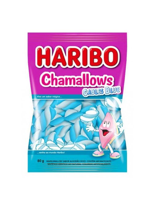 Marshmallow Chamallows Cables Azul 80g - Haribo