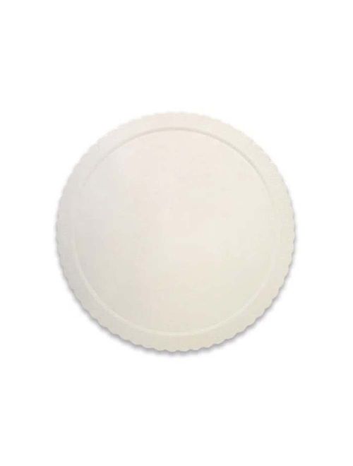 Prato Plano Cake Board Branco Redondo 24cm - Ultrafest