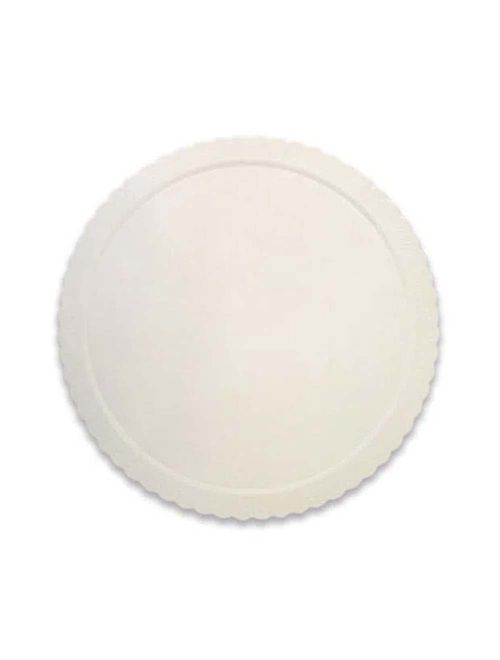 Prato Plano Cake Board Branco Redondo 28cm - Ultrafest
