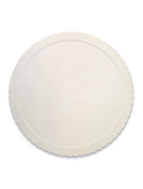 Prato Plano Cake Board Branco Redondo 35cm - Ultrafest