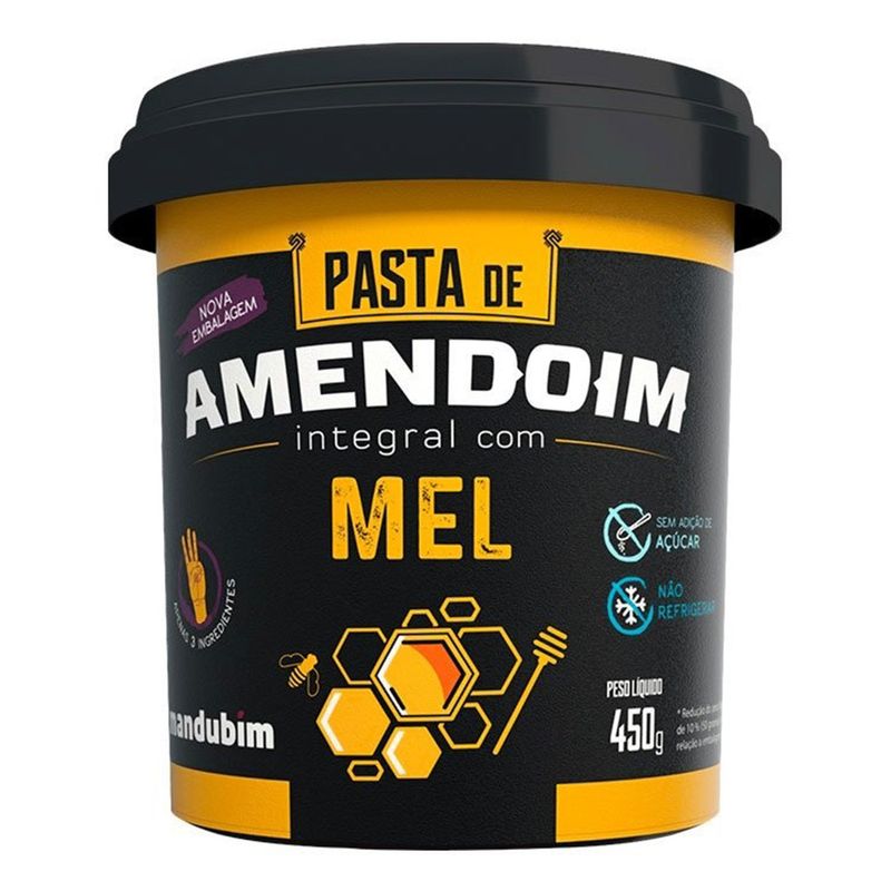 Pasta-de-Amendoim-Integral-com-Mel-450g---Mandubim