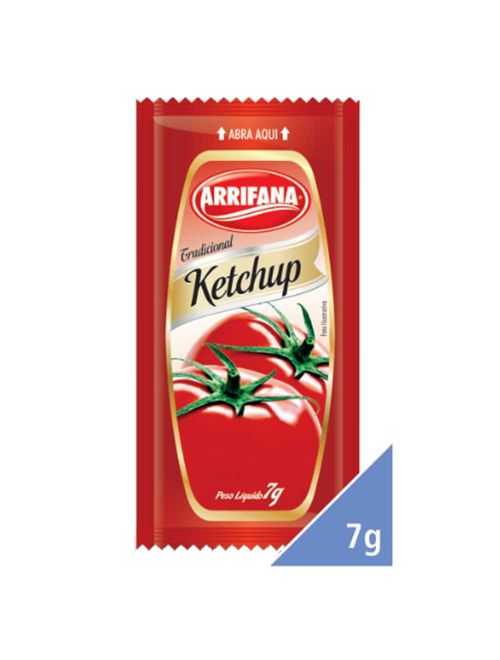 Caixa Sachê Ketchup 175x7g - Arrifana
