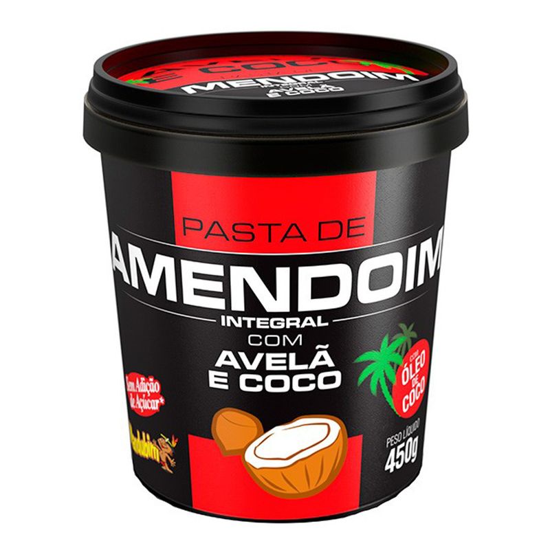 Pasta-de-Amendoim-Avela-com-Coco-450g---Mandubim