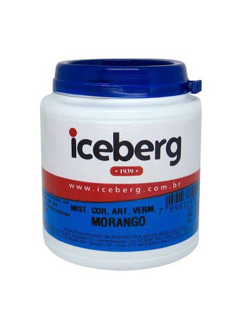 Corante em Pó Vermellho Morango 100g - Iceberg