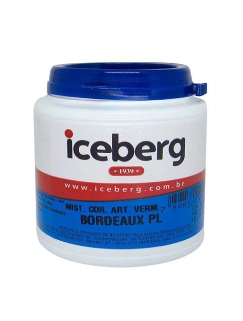 Corante em Pó Vermelho Bordo 100g - Iceberg