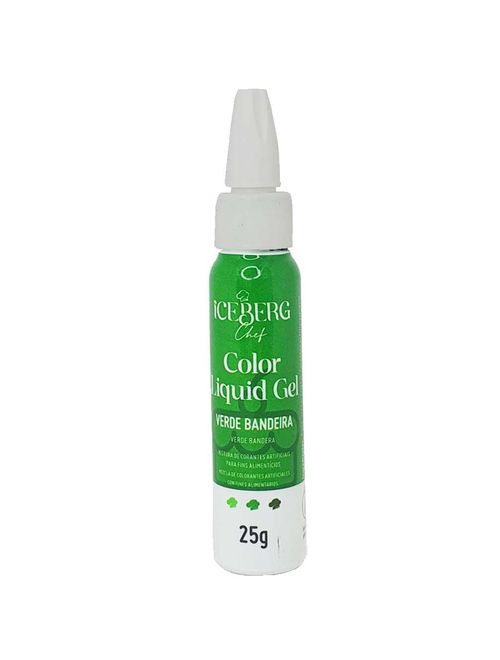 Corante Líquido Gel Verde Bandeira 25g - Chef