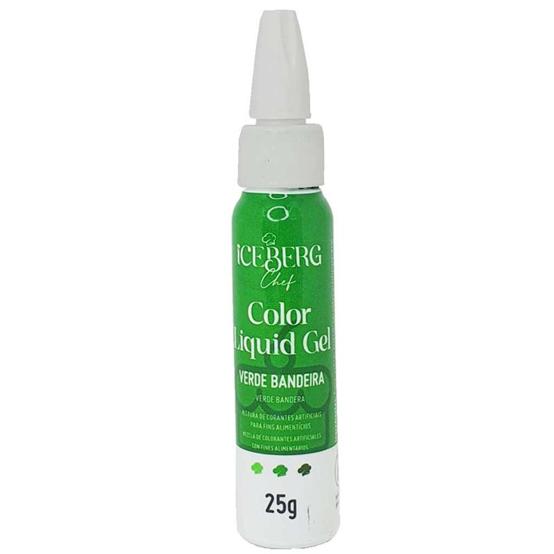 Corante-Liquido-Gel-Verde-Bandeira-25g---Chef