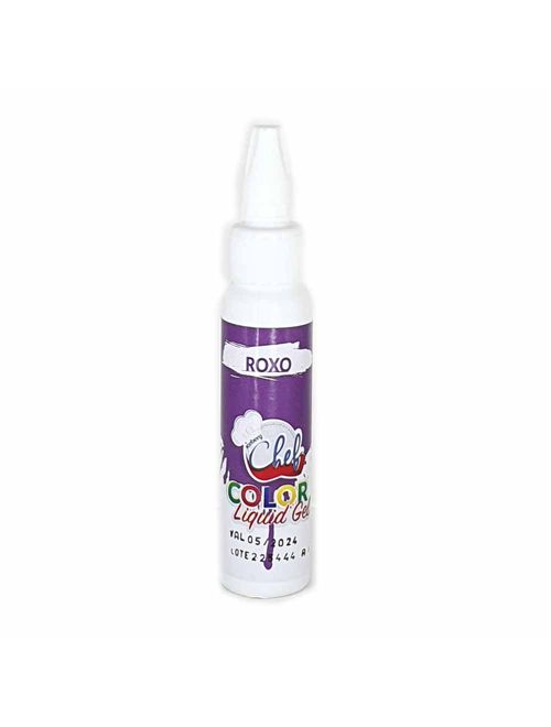 Corante Líquido Gel Roxo 25g - Chef