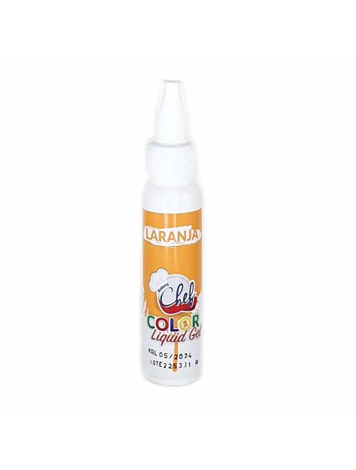 Corante Líquido Gel Laranja 25g - Chef