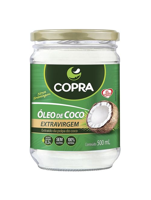 Óleo de Coco Extravirgem 500ml - Copra