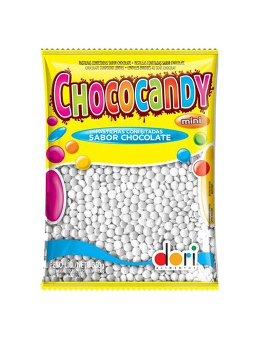 Confeitos de Chocolate Chococandy Branco 350g - Dori