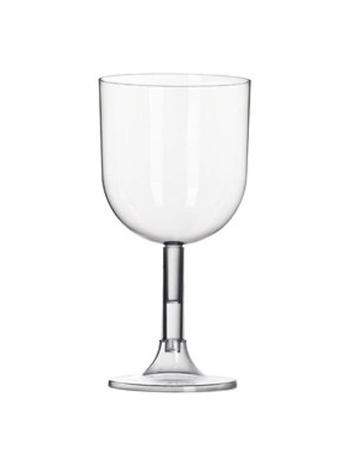 Taça Vinho Descartável Cristal 260ml c/4 - Strawplast