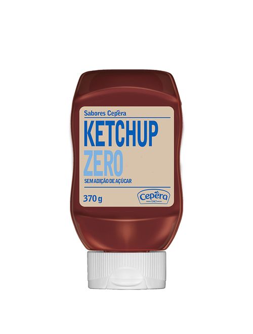 Ketchup Zero 370g - Cepêra