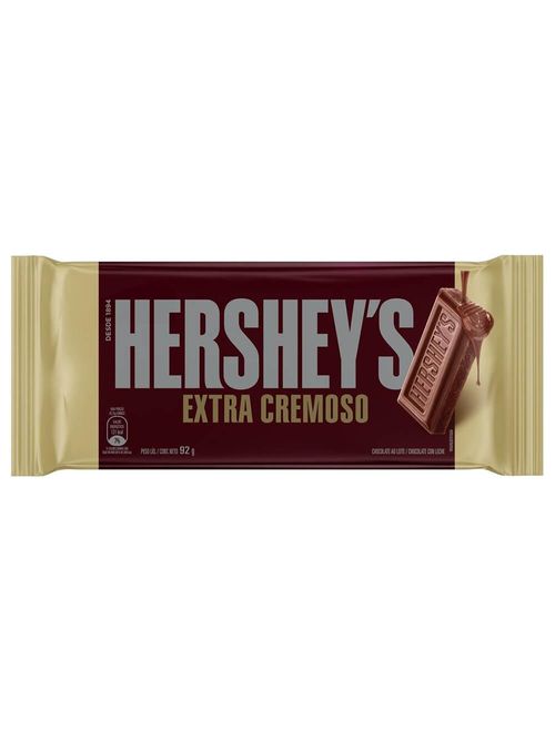 Tablete Chocolate Ao Leite Extra Cremoso 92g - Hersheys