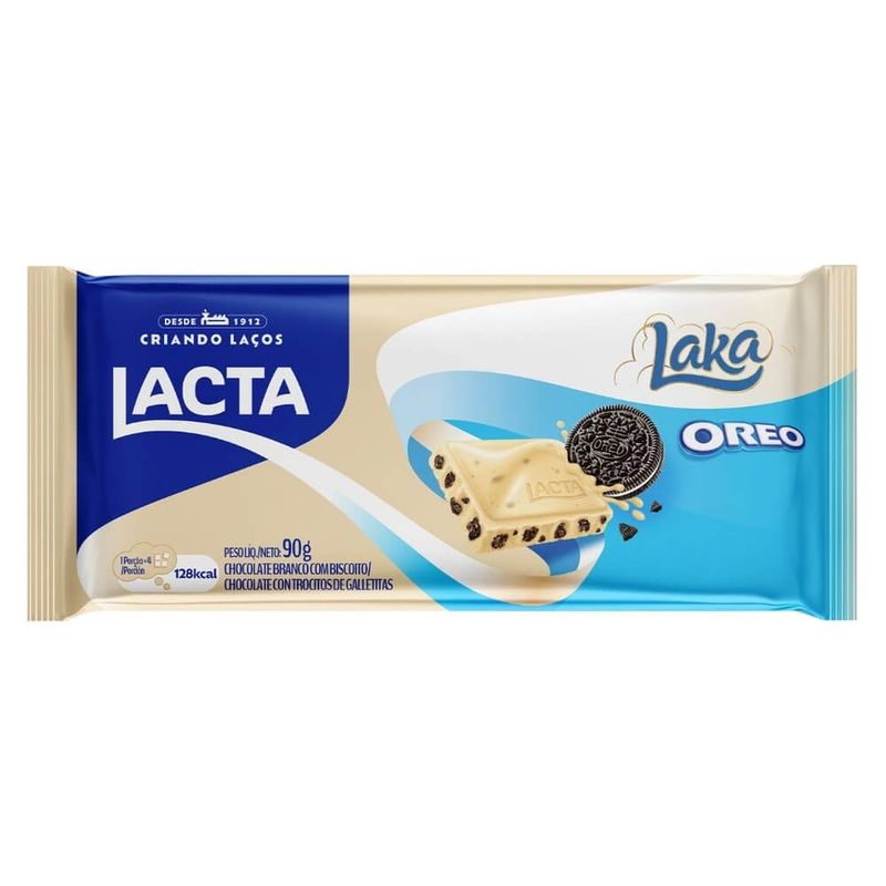 Chocolate Laka Oreo 90g - Lacta - Mercadoce - Doces, Confeitaria e