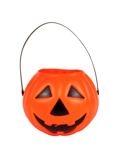 Halloween Enfeite Balde Abóbora Ref.H003 - Silverplastic