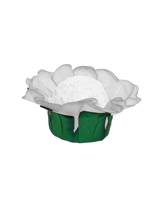 Forminha para Casamento Flor Jasmim Branca c/24 - Dafesta